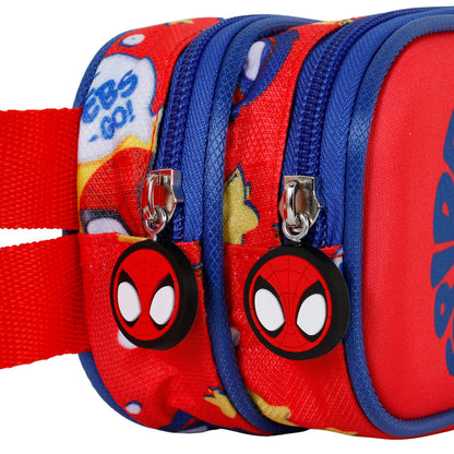 Marvel Spidey Spider-Man Gang 3D double pencil case