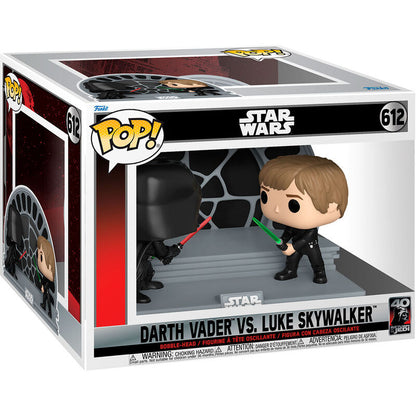 POP figure Star Wars 40th Darth Vader VS Luke Skywalker