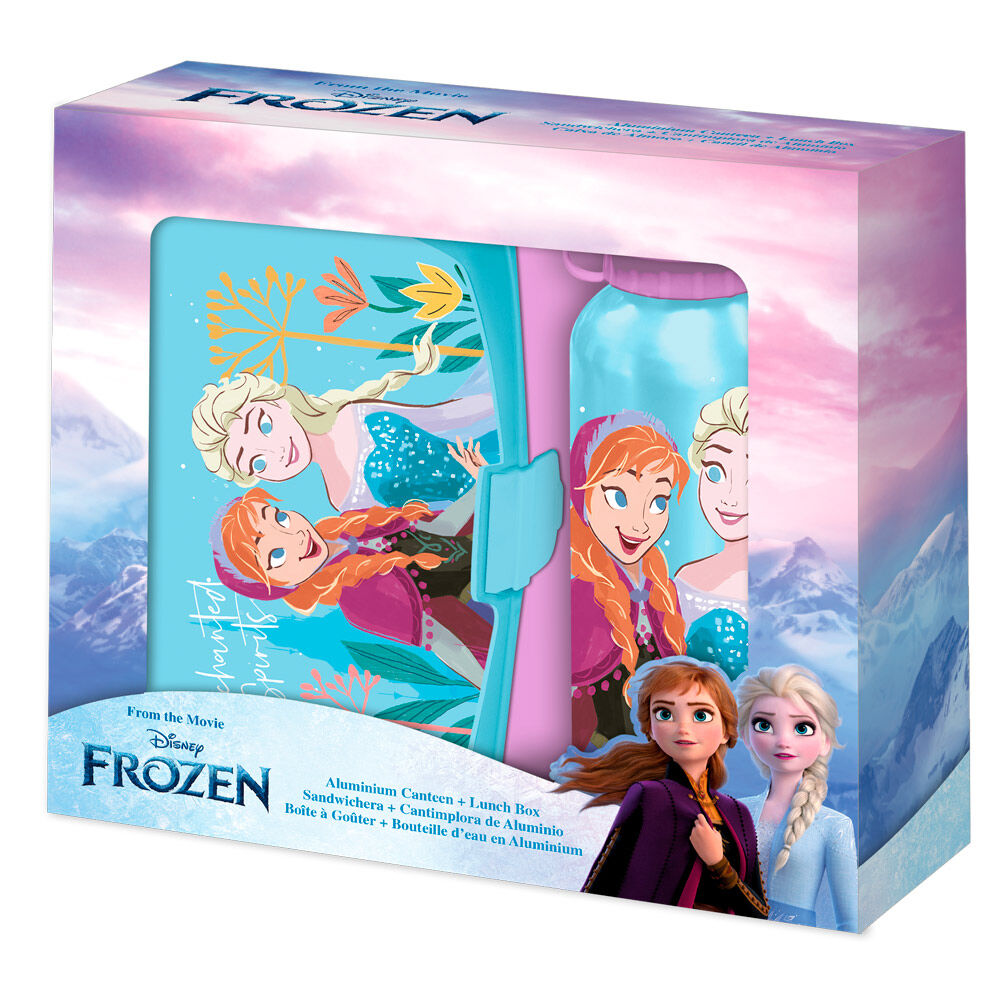 Disney Frozen Lunch box + aluminium bottle set 500ml