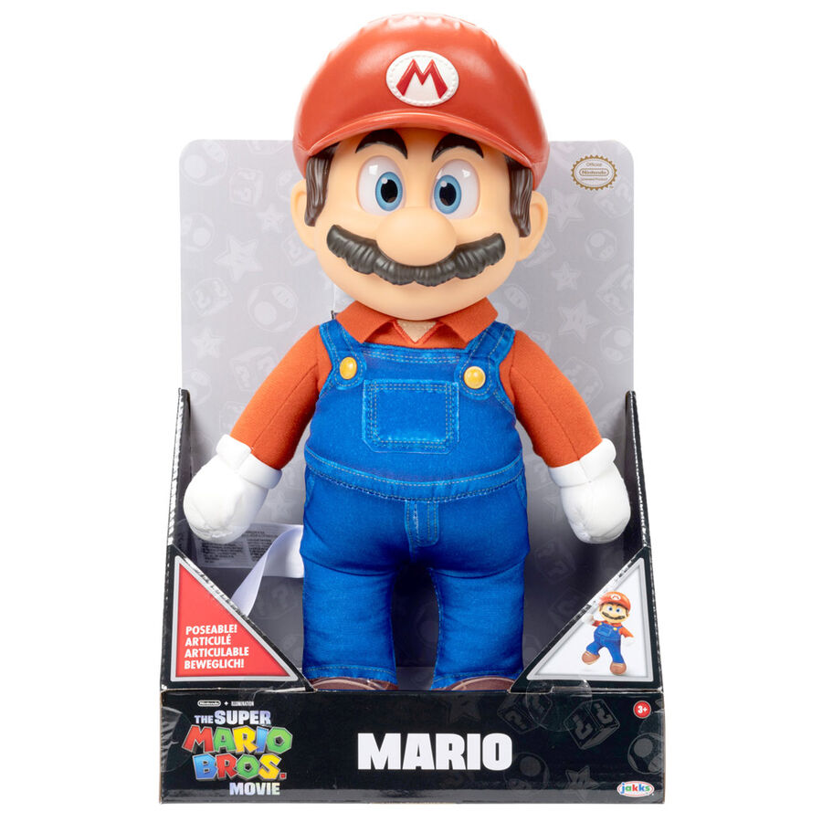 Super Mario Bros The Movie Super Mario plush toy 30cm