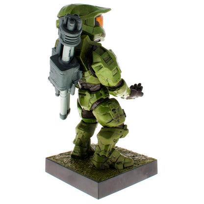 Halo Infinite Master Chief figure clamping bracket Cable guy with light 21cm