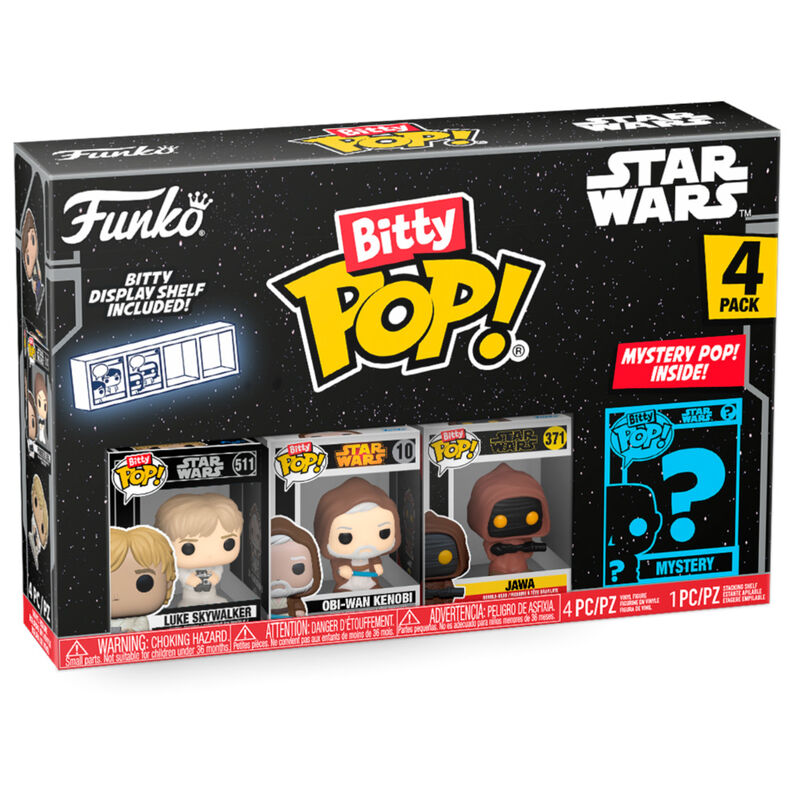 Blister 4 figures Bitty POP Sar Wars Luke