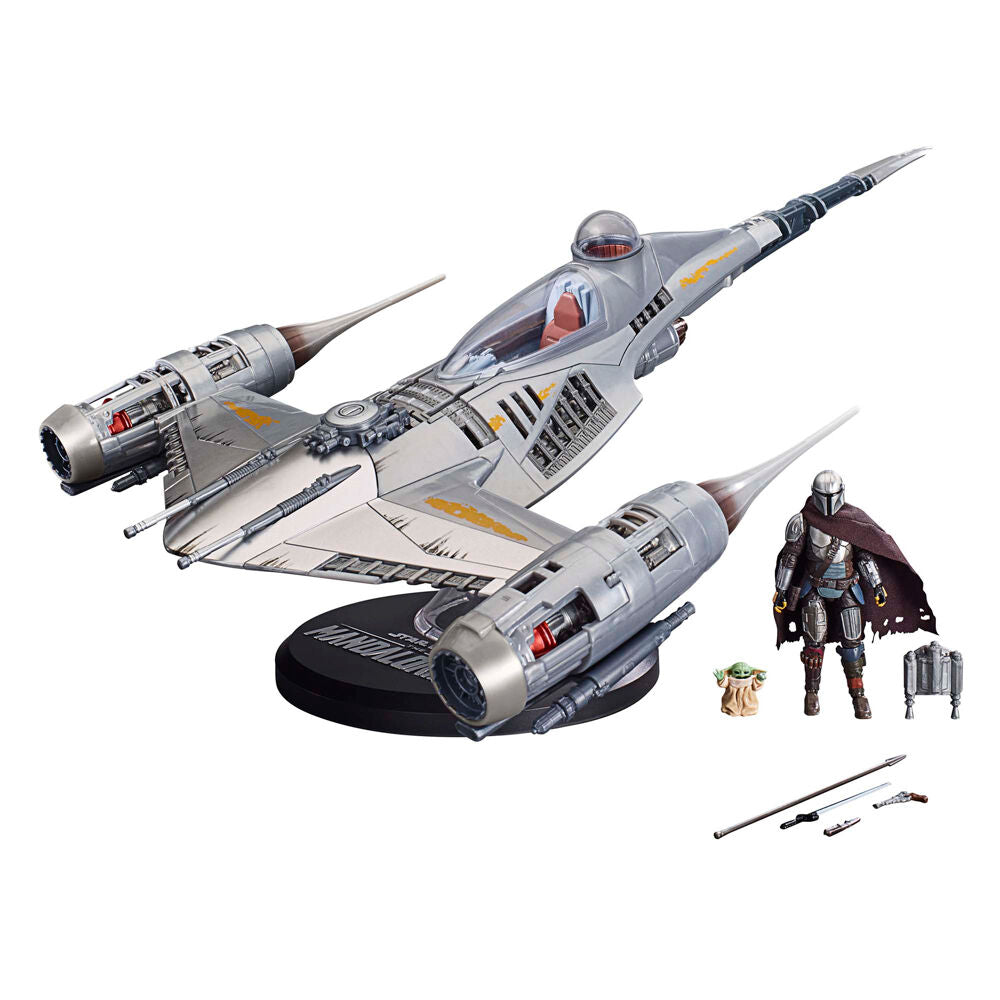 Star Wars N-1 Starfighter med Mandalorian Figur