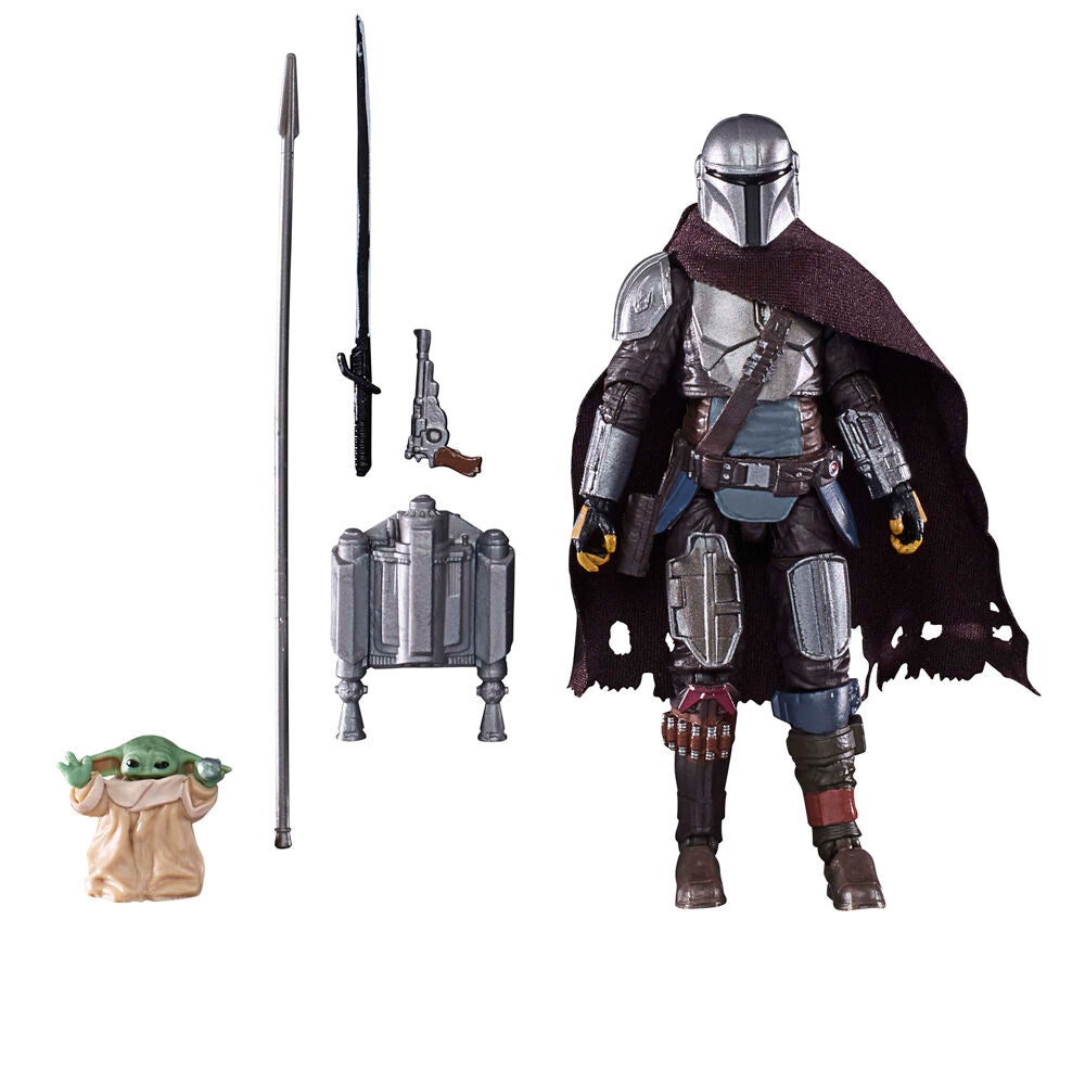 Star Wars N-1 Starfighter med Mandalorian Figur