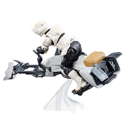 Star Wars the Mandalorian Speeder Bike Scout Trooper & Grogu figure 9cm