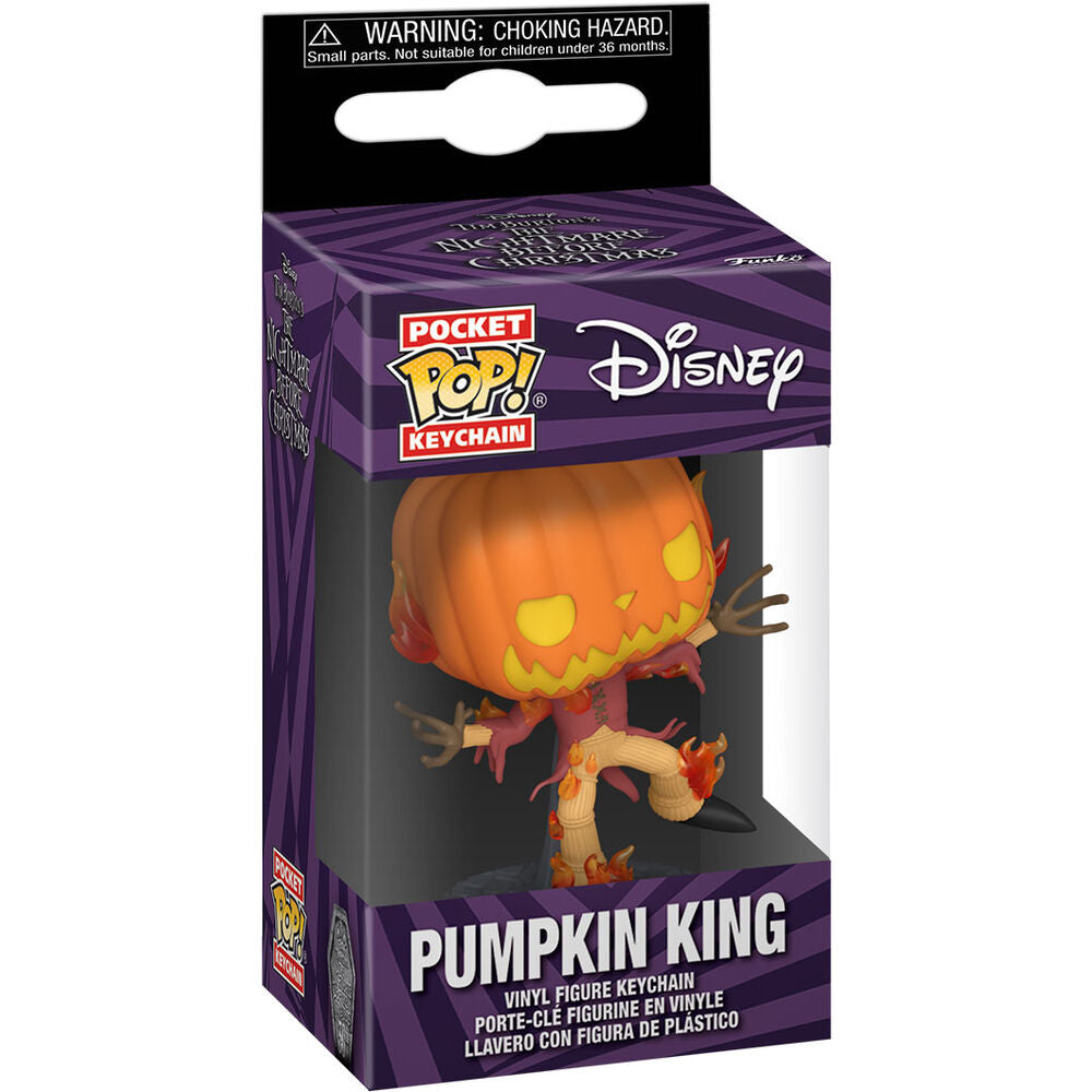 Pocket POP Nyckelring Disney: Nightmare Before Christmas 30th Anniversary Pumpkin King