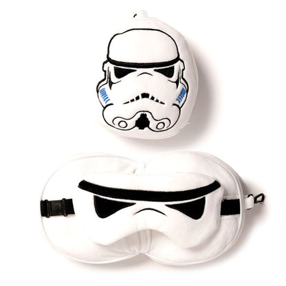 Relaxeazzz Star Wars Stormtrooper travel pillow eye mask