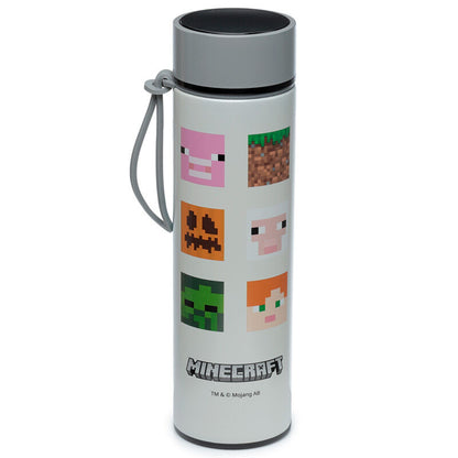 Minecraft thermos stainless steel bottle thermometer 450ml