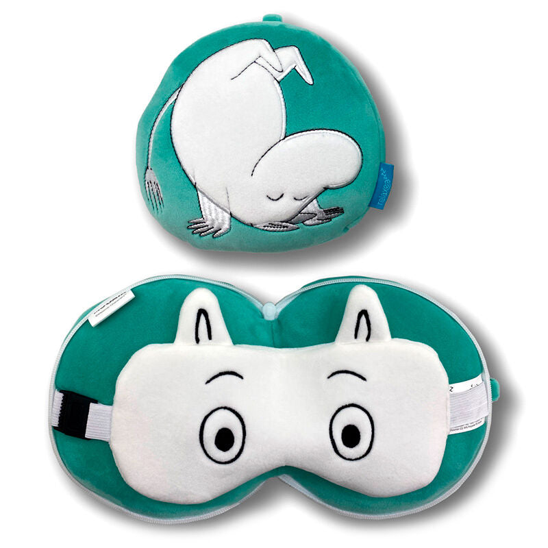 Relaxeazzz Mumin travel pillow eye mask