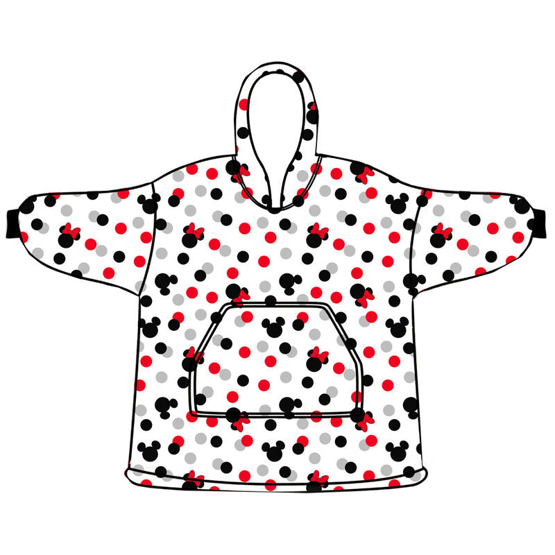 Disney Minnie oversize sweatshirt coat adult coral