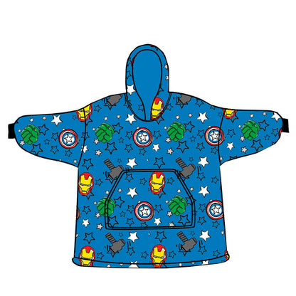 Marvel Avengers oversize sweatshirt coat kids coral