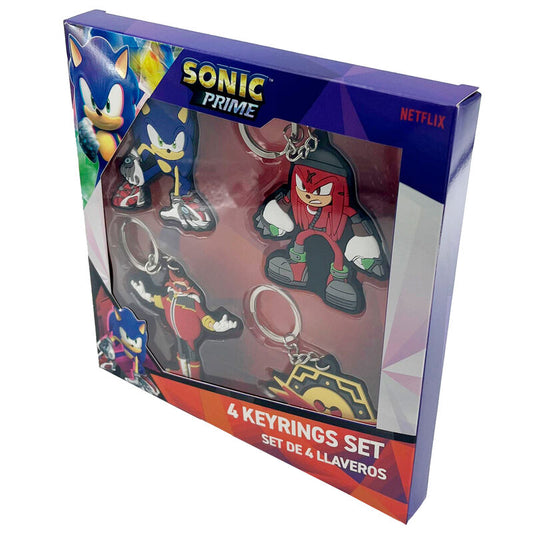 Sonic the Hedgehog set 4 keychain