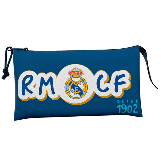 Real Madrid triple pencil case