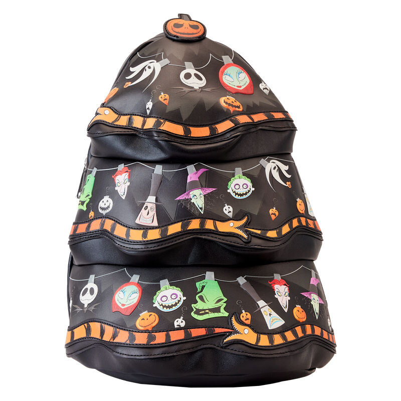 Loungefly Disney Nightmare Before Christmas Tree String Lights Glow backpack 33cm