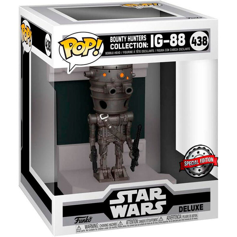 POP Figur Deluxe Star Wars Bounty Hunters IG-88 Exklusiv