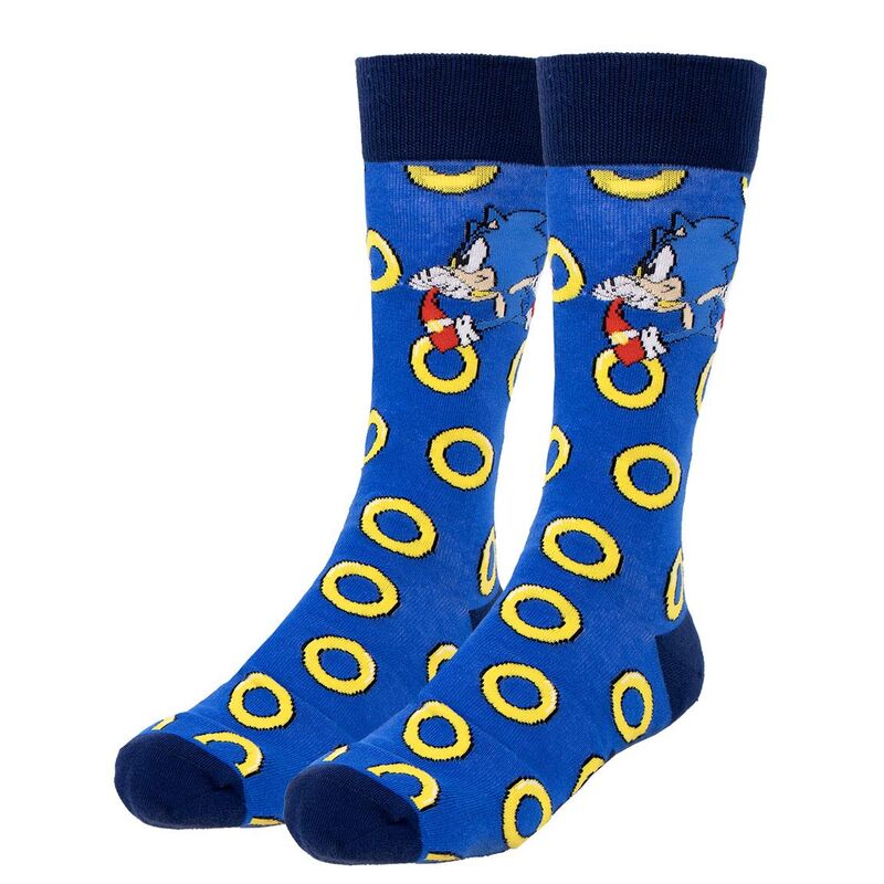 Sonic the Hedgehog pack 3 adult socks