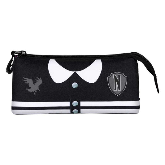 Wednesday Varsity triple pencil case