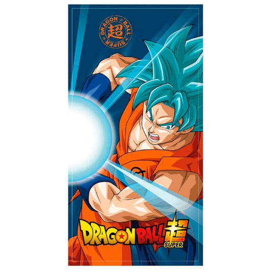 Dragon Ball Super Goku Super Saiyan Blue microfibre beach Handduk