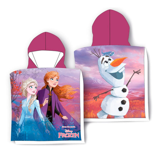 Disney Frozen microfibre poncho towel