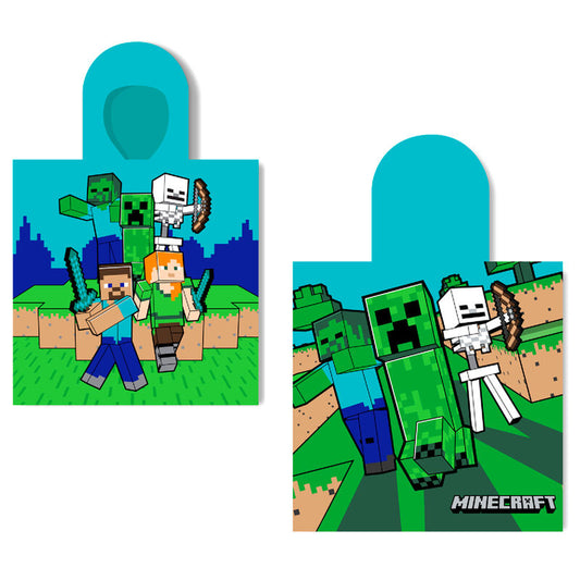 Minecraft cotton poncho Handduk