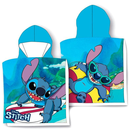 Disney Stitch Surf cotton poncho Handduk