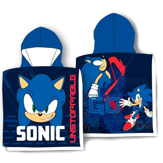Sonic The Hedgehog cotton poncho Handduk
