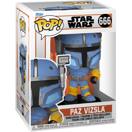 Funko POP Star Wars Mandalorian Paz Vizsla Figur