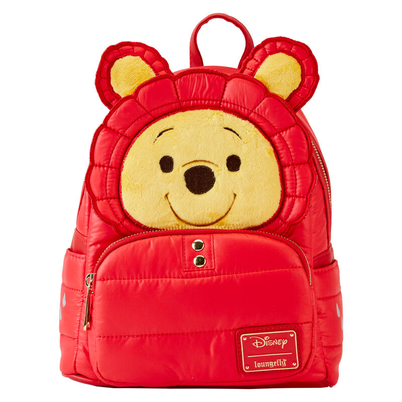 Loungefly Disney Winnie the Pooh Rainy Day Puffer Jacket backpack 26cm