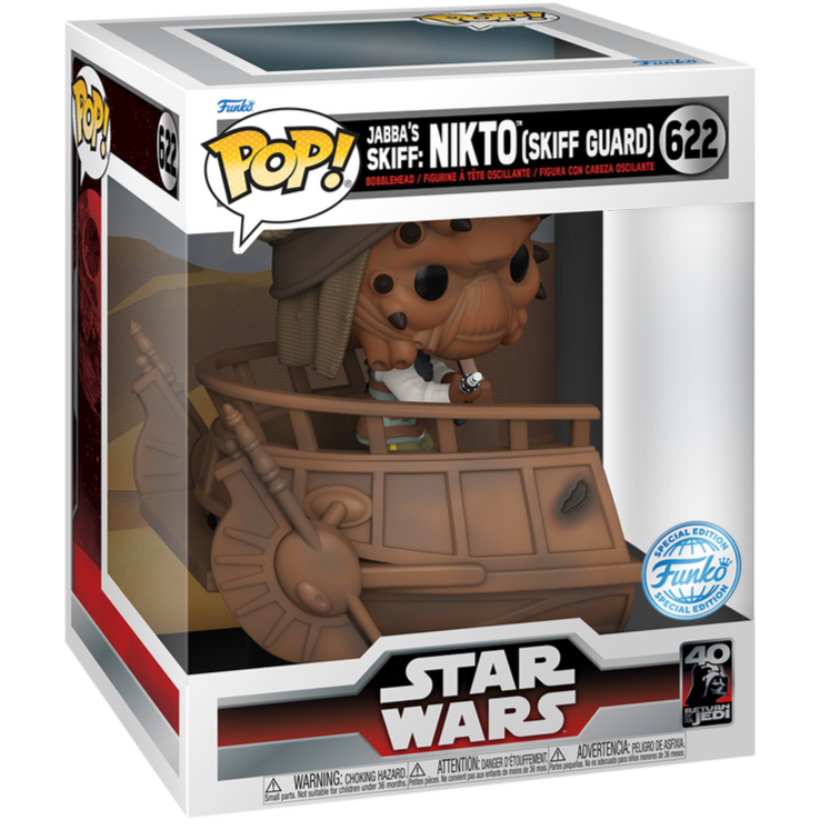 POP figure Deluxe Star Wars Nikto Skiff Guard Exclusive