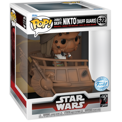 POP figure Deluxe Star Wars Nikto Skiff Guard Exclusive