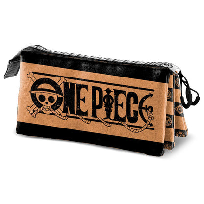 One Piece Plus Chess triple pencil case