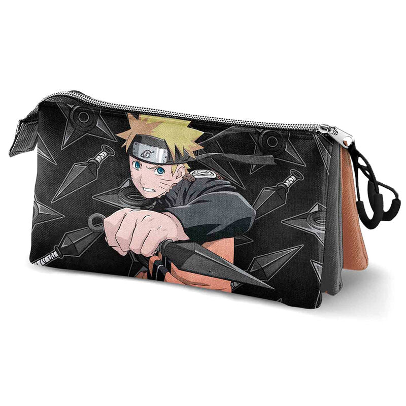 Naruto Shippuden Weapons triple pencil case