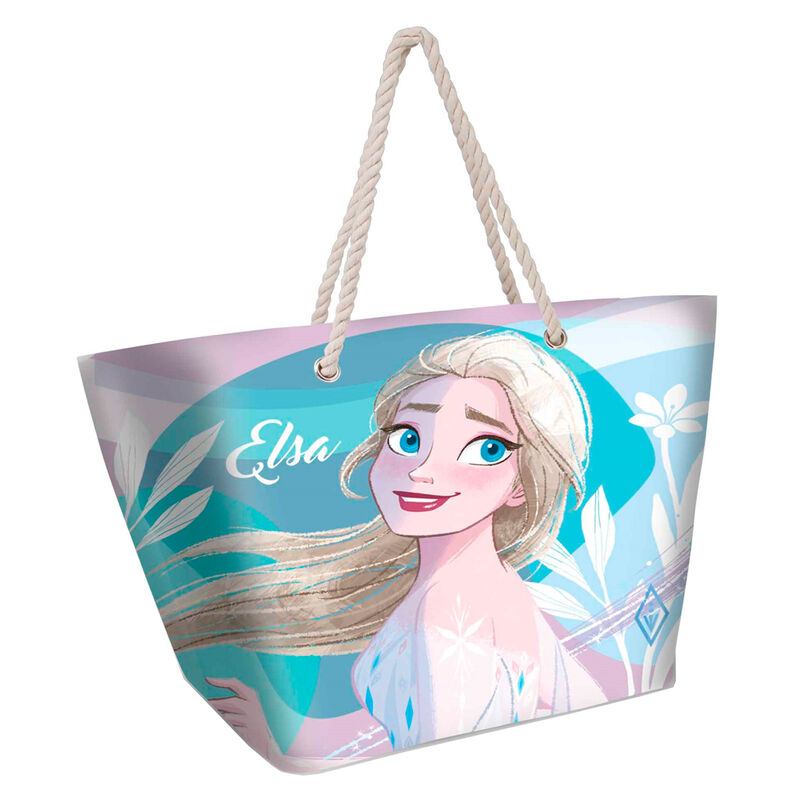 Size: 37x52x17cm. Beach bag with a single zipped compartment. It has two top handles to carry it over the shoulder or in the hand.