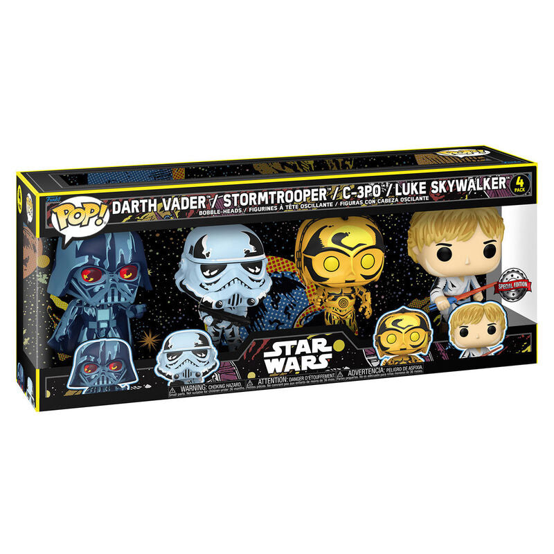 POP pack 4 figures Star Wars Exclusive