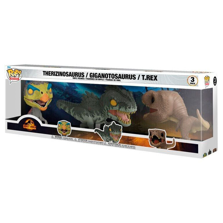 POP pack med 3 figurer från Jurassic World