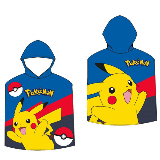 Pokemon microfibre poncho towel