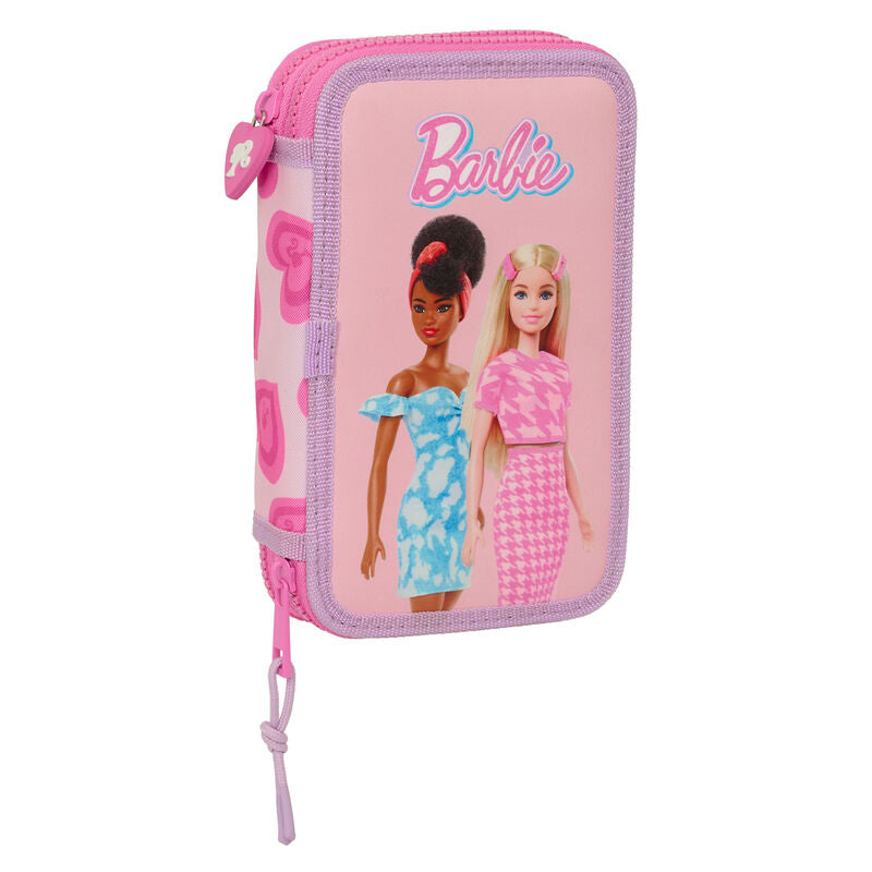 Barbie Love double pencil case 28pcs