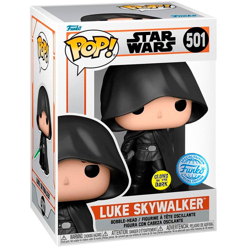 Funko POP Star Wars Mandalorian Luke Skywalker Exclusive Figur