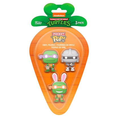 Carrot Pocket POP 3-pack Ninja Turtles Donatello Shredder Michelangelo