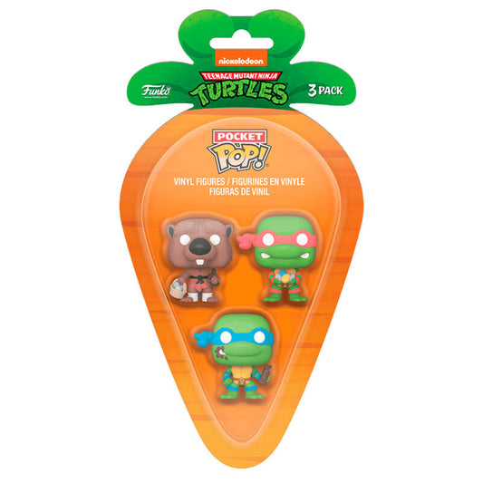 Ninja Turtles Pocket POP Blister - Splinter, Leonardo, Raphael