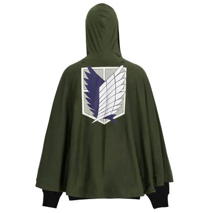 Attack On Titan Jean Kirstein detachable hoodie