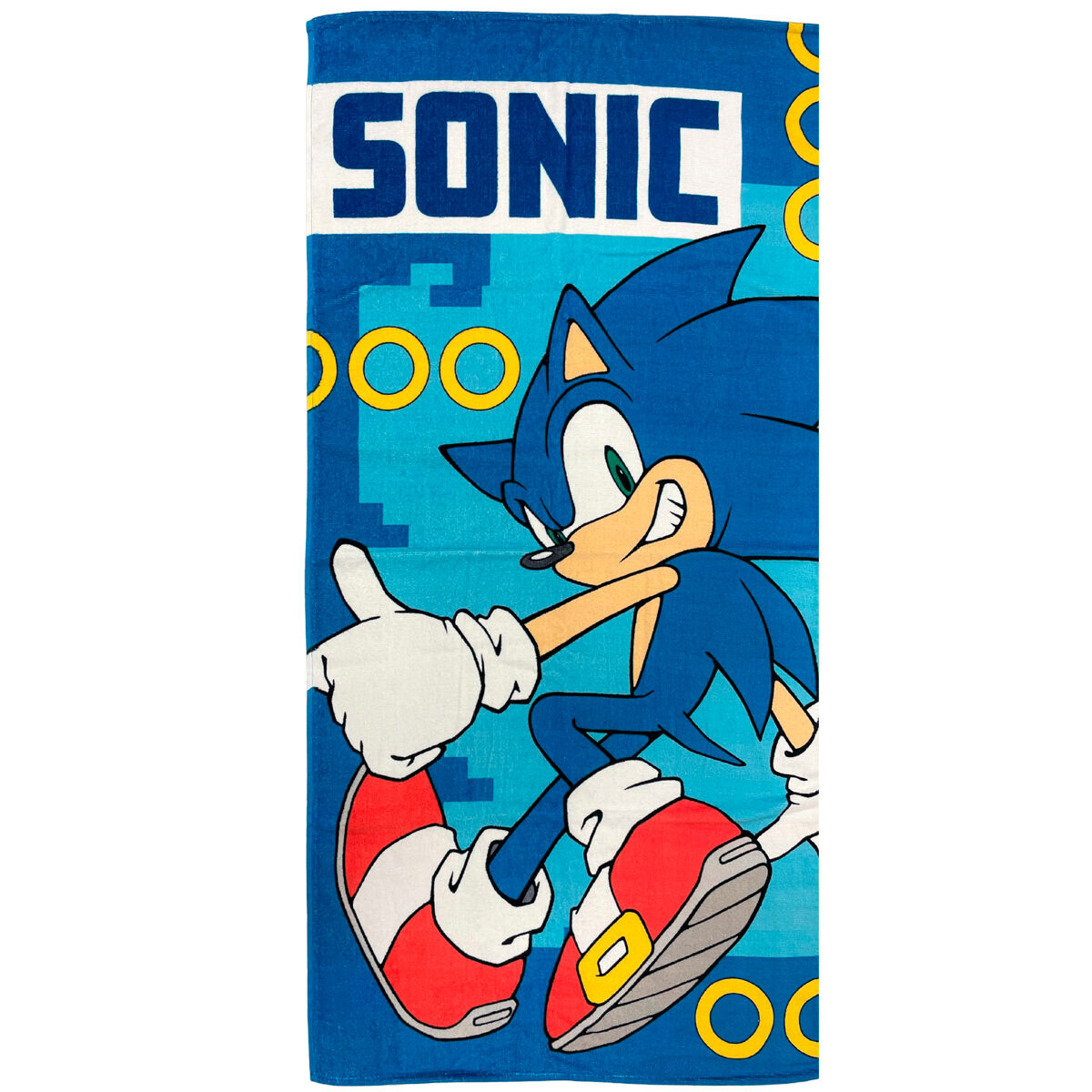 Sonic The Hedgehog cotton beach towel