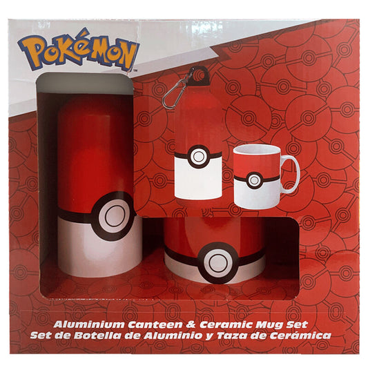 Pokémon Mug och Aluminiumflaska Set