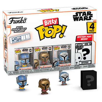 Bitty POP Star Wars Mandalorian Heavy Mandalorian 4-pack