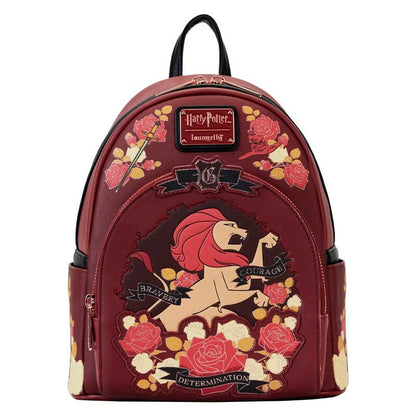 Loungefly Harry Potter Gryffindor House Floral backpack 26cm