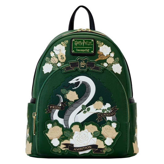 Loungefly Harry Potter Slytherin House Floral backpack 26cm