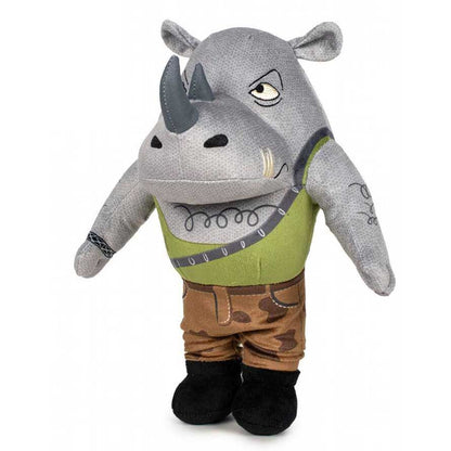 Ninja Turtles Mutant Mayhem Rocksteady Plush Toy 28cm