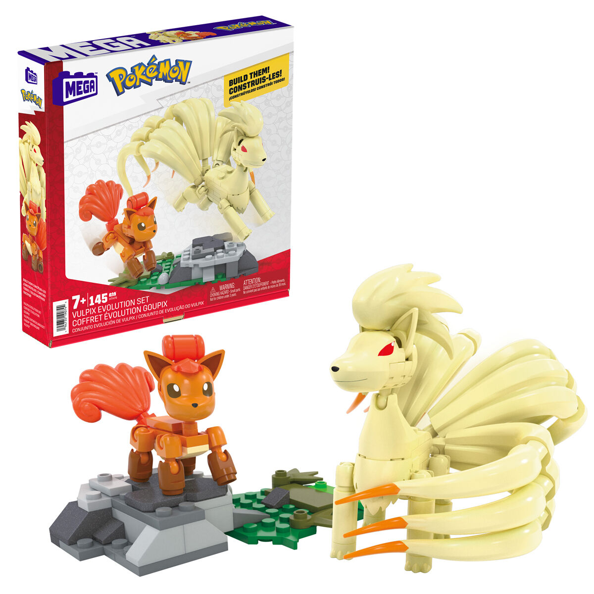 Pokemon Vulpix Evolution MEGA Construx