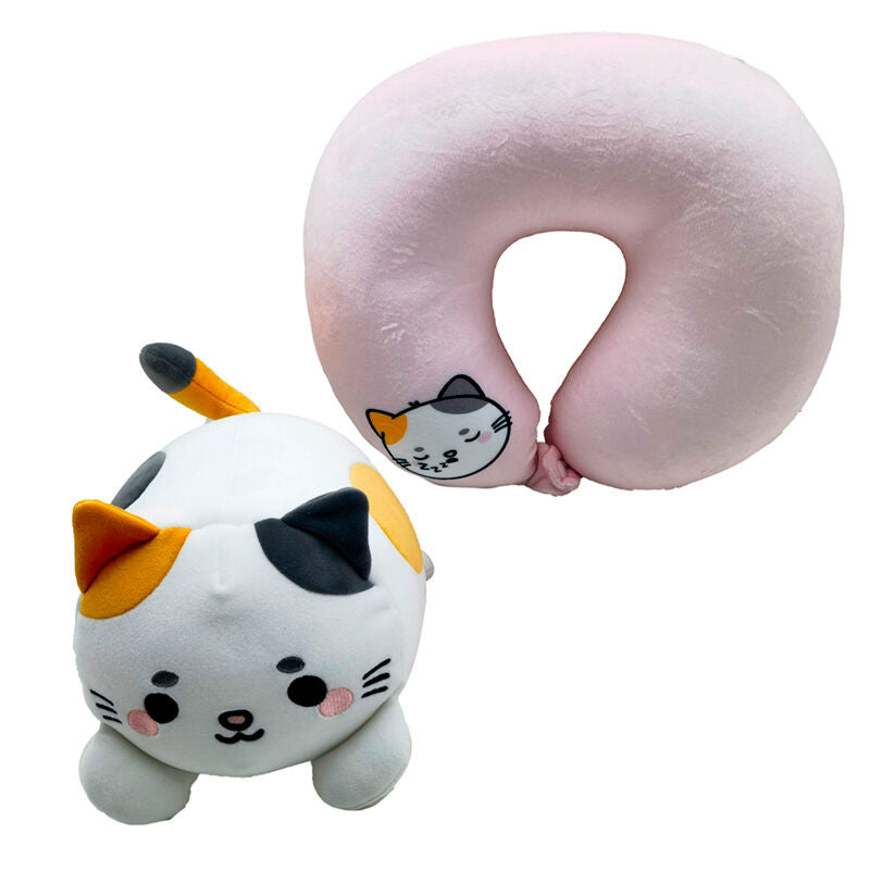 Adoramals Cat Swapseazzz travel pillow + plush toy