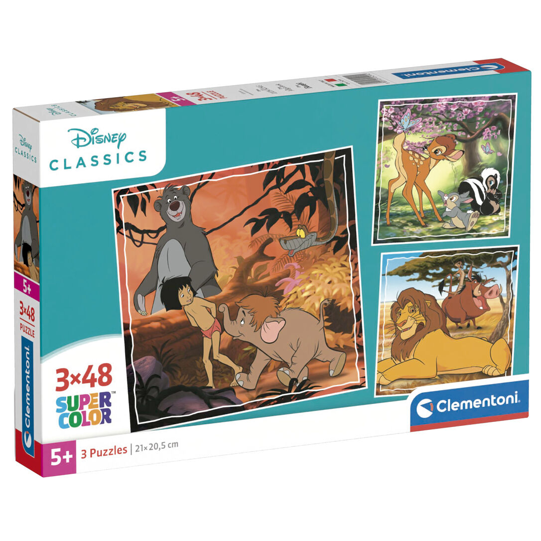 Disney Classics puzzle 3x48pcs